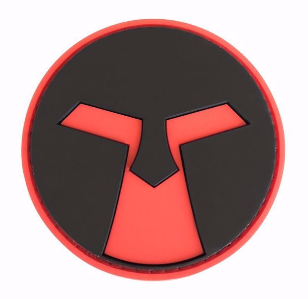 Picture of AMOEBA AIRSOFT PVC PATCH - RED & BLACK